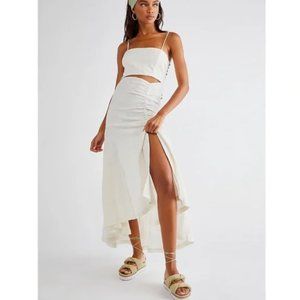 Free People White Ready Midi Dress Endless Summer Size XS